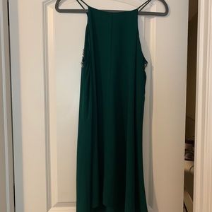 Emerald green dress